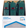 Power Strip 4 Outlet 2' (Pack of 6)