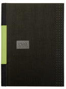 Oxford 56893 8-1/4" X 5-7/8" Black Idea Collective College Ruled Case Bound Business Notebook 80 Sheets