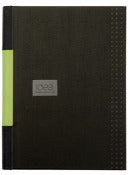 Oxford 56893 8-1/4" X 5-7/8" Black Idea Collective College Ruled Case Bound Business Notebook 80 Sheets