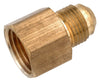 Amc 754046-0604 3/8" X 1/4" Brass Lead Free Female Flare Coupling (Pack of 10)