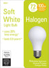 GE 72 W A19 A-Line Halogen Bulb 1270 lm Soft White 4 pk