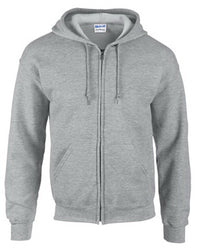 XXL GRY Full Zip Hoody (Pack of 2)