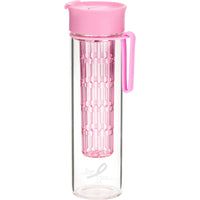 Trudeau Rejuvenate 17 oz Clear/Pink BPA Free Hydration Bottle