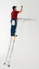 Werner Aluminum Articulating Ladder, 16 ft.