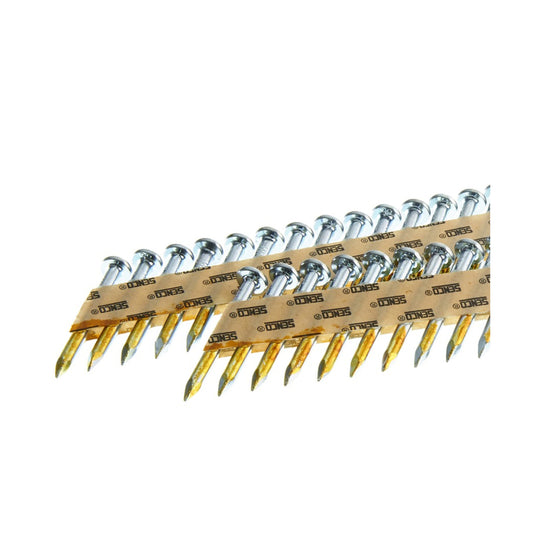 Senco 1-1/2 in. Angled Strip Metal Connector Nails 34 deg. Smooth Shank 2,000 pk