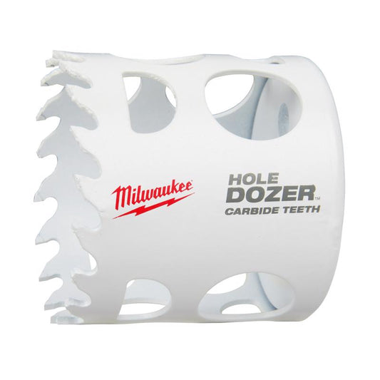 Milwaukee  Hole Dozer  3 in. Dia. x 1-7/8 in. L Carbide Tipped  Hole Saw  1/4 in. 1 pc.