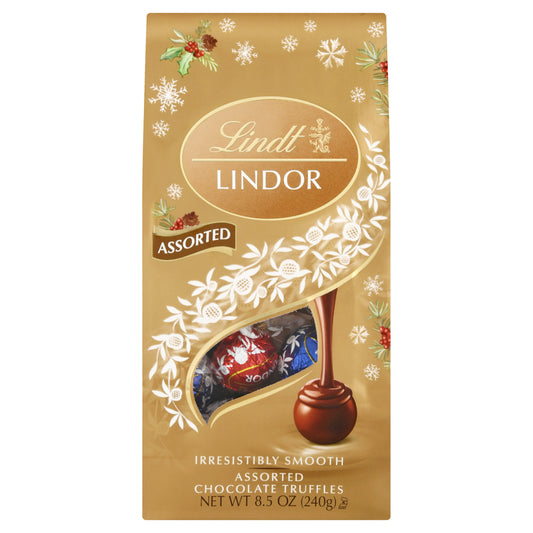 Lindt Lindor Assorted Chocolate Candies 8.5 oz (Pack of 12)