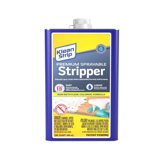 Klean Strip Sprayable Fast Paint and Varnish Stripper 1 qt (Pack of 4)