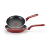 T-fal Aluminum Fry Pan Set 8 & 10.5 in.