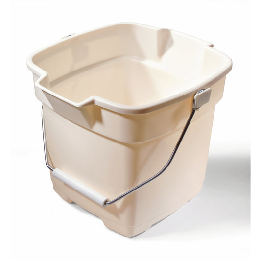 Rubbermaid FG296400BISQU 12 Quart Bisque Plastic Roughneck™ Bucket (Pack of 6)