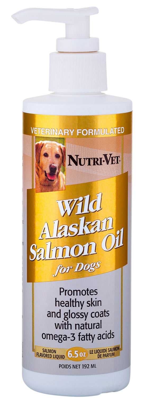 Nutri Vet Nutritionals 50728 6.5 Oz Wild Alaskan Salmon Oil