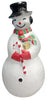 Union Red/White Snowman Blow Mold Christmas Decoration