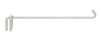 Lozier Divider Hook 3/8 In. X 13 In. L Silver (Pack of 10)