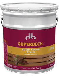 Superdeck Self Priming Solid Color Deck And Siding Stain Latex Pastel Base Solid 5 Gl