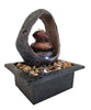 Danner Manufacturing 03802 8-1/2 X 7-3/8 X 11 Black Halo Tabletop Meditation Fountain