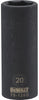 Metric Deep Impact Socket, 6-Point, Black Oxide, 1/2-In. Drive, 120mm