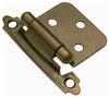 Hickory Hardware P144-AB 2.630" X 1.936" Antique Brass Surface Self-Closing Flush Hinges 2 Count