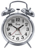 La Crosse Technology Equity 2.25 in. Silver Alarm Clock Analog Battery Operated