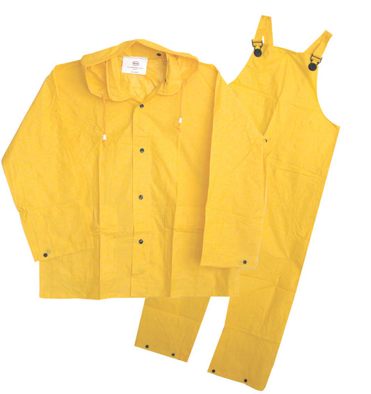 Boss  Yellow  PVC-Coated Polyester  Rain Suit