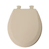 Bemis Round Beige Molded Wood Toilet Seat