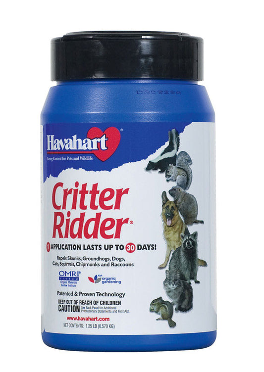 Havahart Critter Ridder Animal Repellent Granules For Most Animal Types 1.25 lb. (Pack of 6)