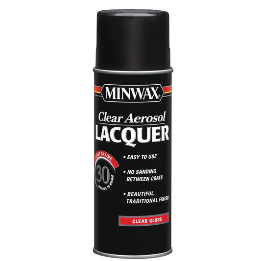 Minwax Gloss Clear Brushing Lacquer 12.25 oz. (Pack of 6)