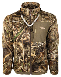 Drake  MST Endurance  S  Long Sleeve  Men's  Full-Zip  Liner  Realtree Max-5