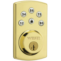 GED1460 3BR SMT MS 6LS2 Powerbolt 2 Deadbolt - Lifetime Brass