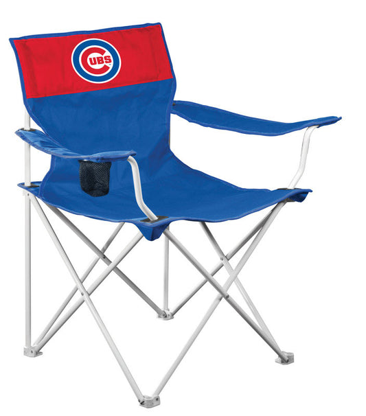 Logo Brands Blue Chicago Cubs Sport Quad Chair