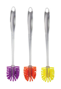 Casabella  Slip Sport Water  1.5 in. W Plastic  Bottle Brush