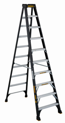 Step Ladder, Type 1A, Fiberglass, 10-Ft.