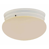 Bel Air Lighting Dash 4.75 in. H X 8 in. W X 8 in. L White Ceiling Fixture