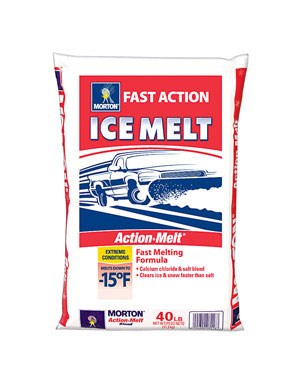 Morton Salt Salt And Calcium Blend Melts To -15 F 40 Lbs.