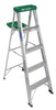 Werner  5 ft. H x 20 in. W Aluminum  Step Ladder  Type II  225 lb. capacity