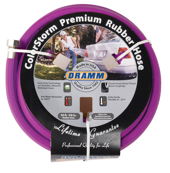 Dramm 10-17006 5/8" X 50' Berry Colorstorm Premium Rubber Hose