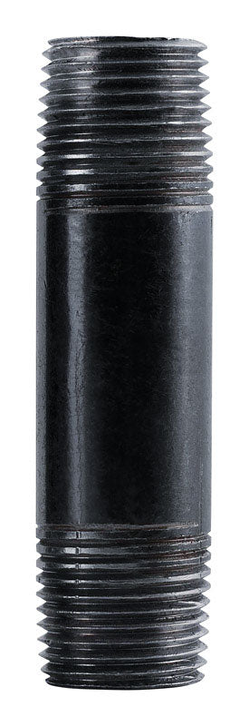 Pipe Decor 1/2 in.   MPT  T Black Steel 10 in.   L Pipe Decor Connector