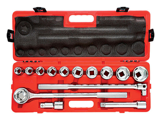Crescent  Assorted Sizes  x 3/4 in. drive  Metric  6 and 12 Point Mechanic's Tool Set  14 pc.
