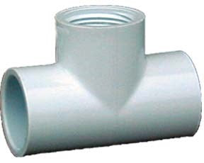 Genova Products 35457 3/4" PVC Sch. 40 Female Tees (Pack of 10)