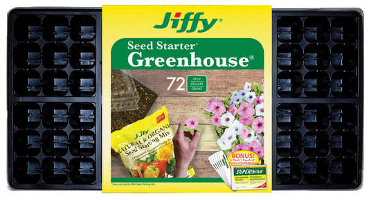 Jiffy T72hst-14 21.5 X 11 X 2.75 Seed Starter Greenhouse 72 Cells