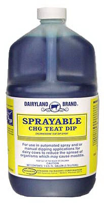 CHG Sprayable Teat Dip, 1-Gal.