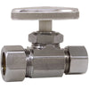 PlumbCraft 5/8 in. Compression in. Chrome Plated Straight Valve