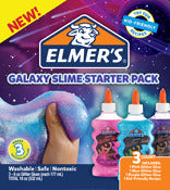 Elmer's Galaxy Glitter Glue Slime Starter Kit 6 oz.