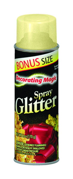 Spray con purpurina multicolor Chase Products, 6 oz (paquete de 12)