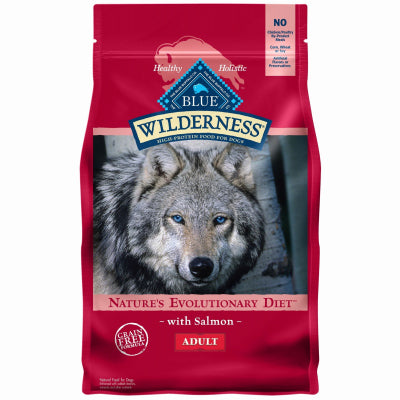 Blue Buffalo  BLUE Wilderness  Salmon  Dog  Food  Grain Free 4.5 lb.
