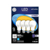 GE A19 E26 (Medium) LED Bulb Soft White 60 Watt Equivalence 4 pk