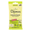 Chimes - Ginger Chews - Original Refreshing Ginger - 1.5 oz - Case of 12