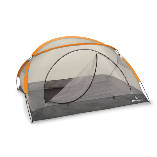 Stansport Star-Lite Gray/Orange Tent 44 in. H X 66 in. W X 90 in. L 1 pk
