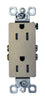 Pass & Seymour Decora 15 amps 125 V Silver Outlet 5-15 R 1 pk