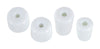 National Hardware Rubber White Door Stop Tip Kit Set Mounts to door and wall