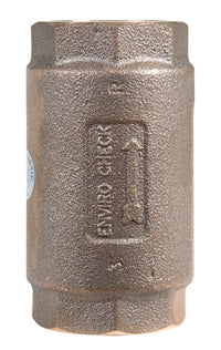 Campbell Flomatic 1-1/2 in.   D X 1-1/2 in.   D Red Brass Spring Loaded Check Valve
